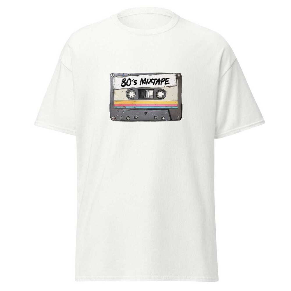 80s Mixtape T-Shirt Retro Cassette Tape Music Lover Tee